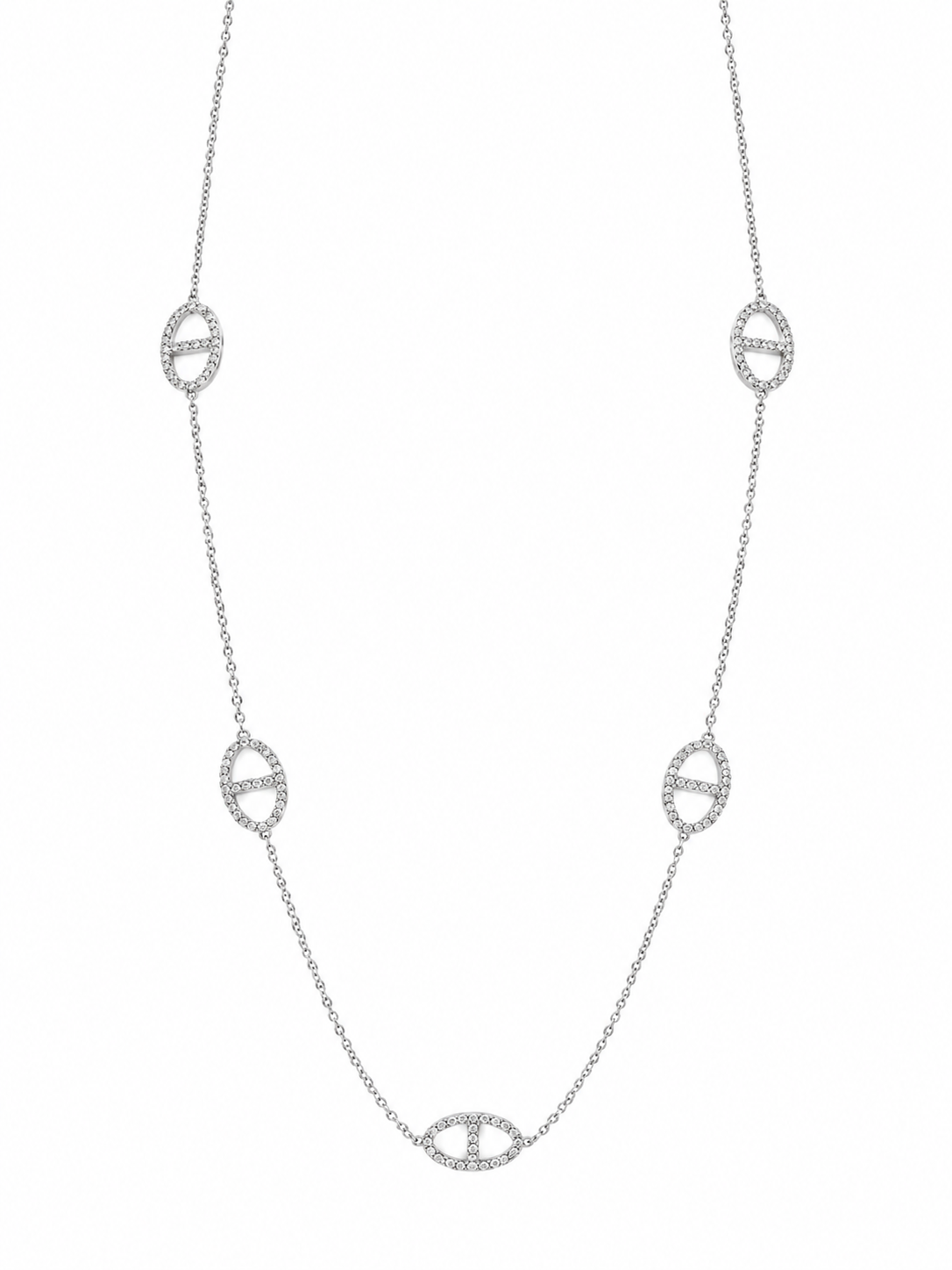 COLLIER LONG OVALE