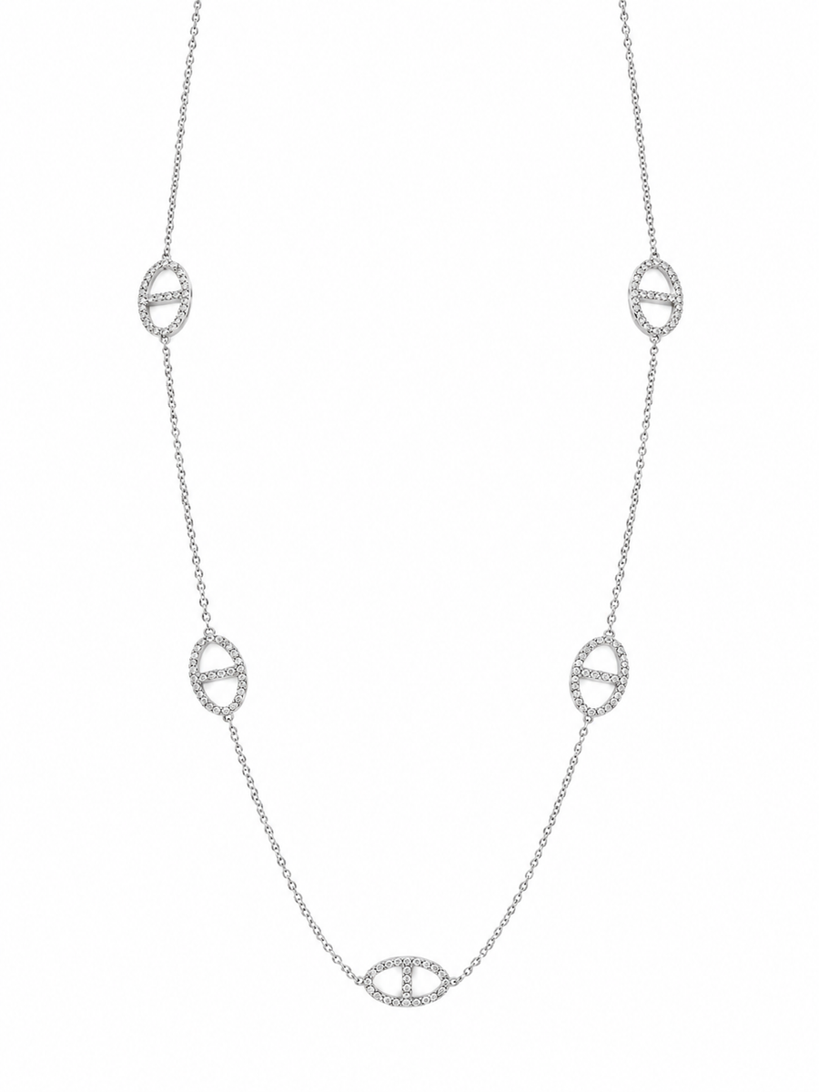 COLLIER LONG OVALE